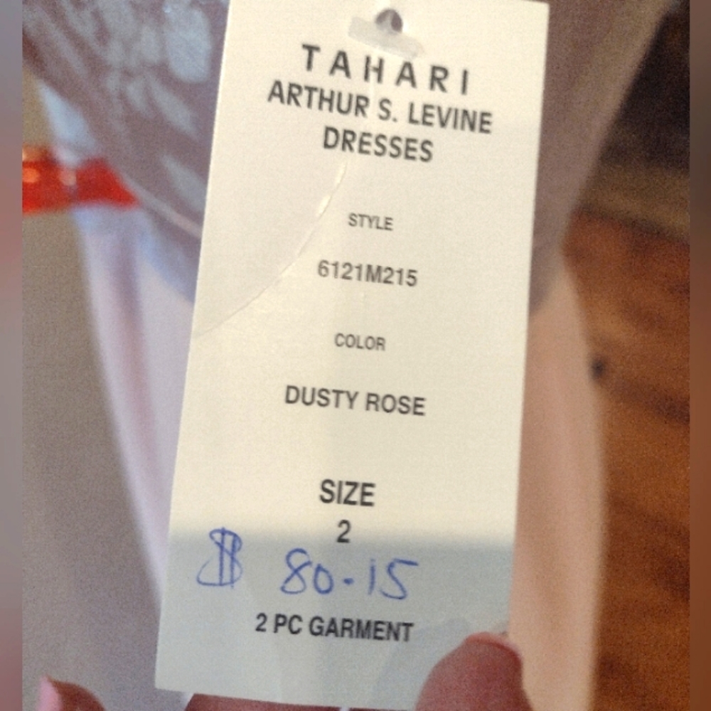 NWT Tahari Gown Brocade and Chiffon - Picture 6 of 6